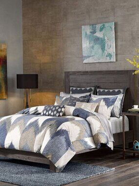 Ink & Ivy Alpine Navy 3-pc. Comforter Set